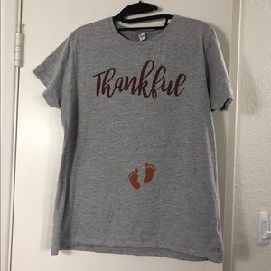 “Thankful” maternity shirt